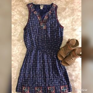 IRVING & FINE Lucky Brand Blue Dress Size M